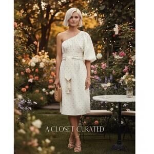 Loup Charmant Azores One Shoulder Cotton Dress XS